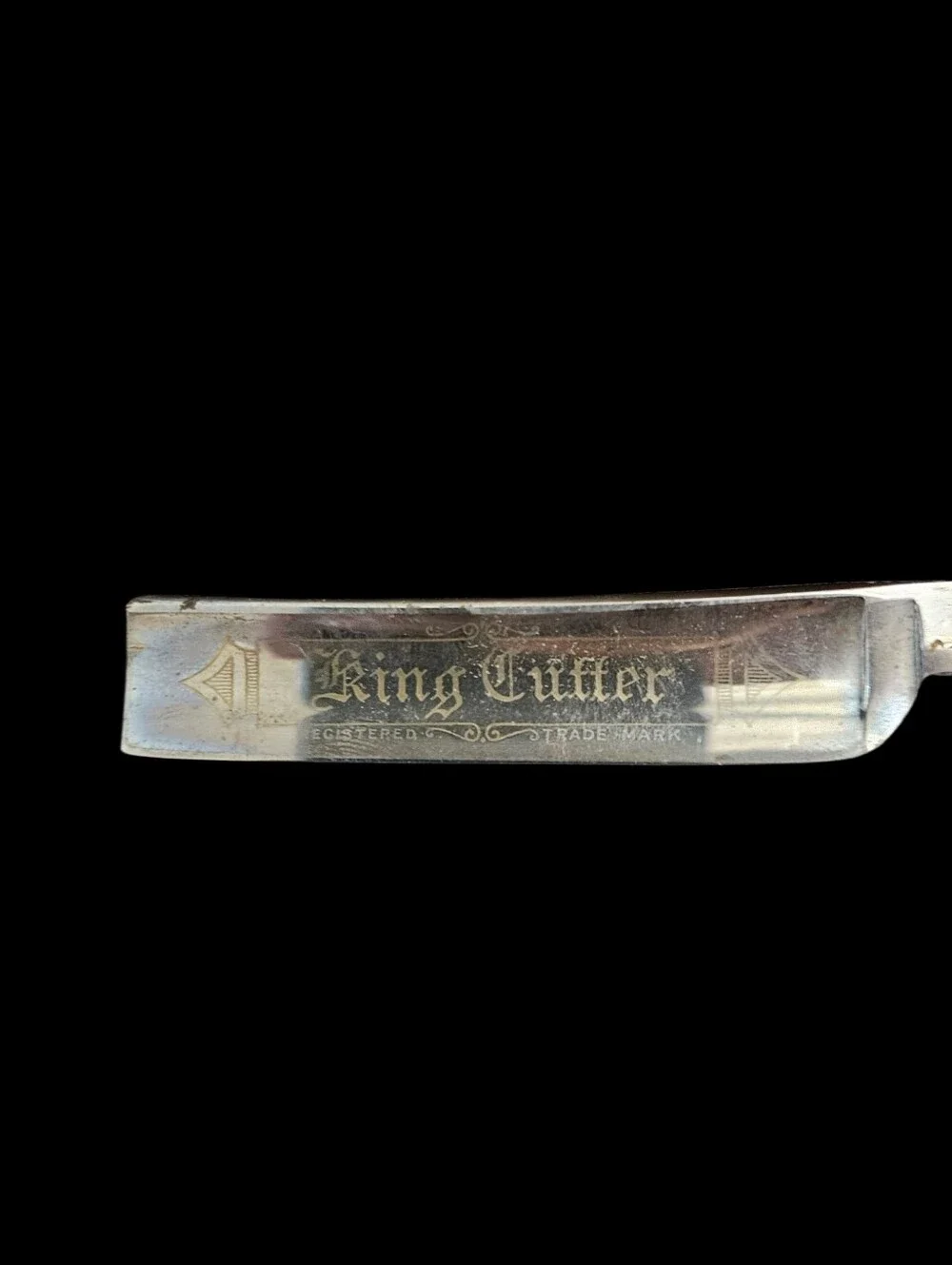 Straight Razor By H. Boker & Co. King Cutter Vintage Two Tone Black & Brown